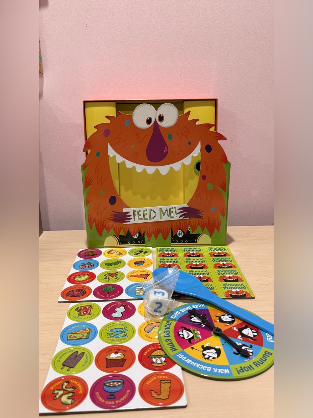 Feed Me! Orange Monster Party Game - Home Party Supplies- New
